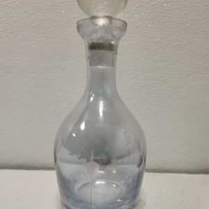 Retro Mid-Century Crystal Decanter Home Entertaining Dining Kitchen Bar